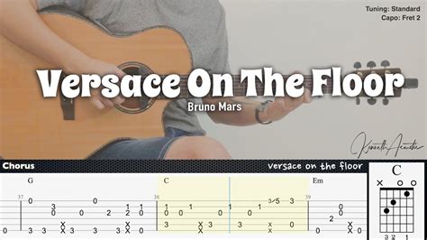 leroy sanchez versace on the floor chords|versace on the floor guitar tabs.